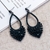 Picture of Fashionable Casual Gunmetal Plated Dangle Earrings