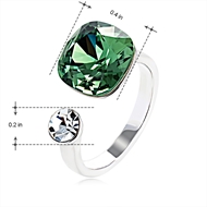 Picture of Pretty Swarovski Element Small Adjustable Ring