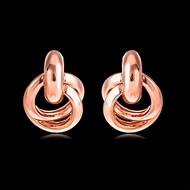 Picture of Famous Small Rose Gold Plated Stud Earrings