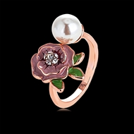 Picture of Flowers & Plants Classic Fashion Ring with Beautiful Craftmanship