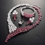 Show details for Sparkly Casual Platinum Plated 4 Piece Jewelry Set