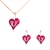 Picture of Casual Love & Heart Necklace and Earring Set with Fast Delivery