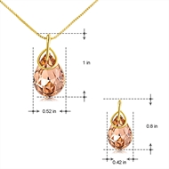 Picture of 16 Inch Small Necklace and Earring Set from Certified Factory