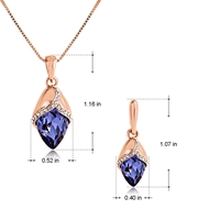 Picture of Trendy Rose Gold Plated Casual Necklace and Earring Set with No-Risk Refund