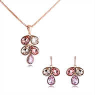 Picture of Delicate Small 16 Inch Necklace and Earring Set