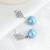 Picture of Wholesale Platinum Plated Small Stud Earrings with No-Risk Return