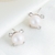 Picture of New Season White Swarovski Element Pearl Stud Earrings with SGS/ISO Certification