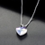 Picture of Great Value Platinum Plated Love & Heart Pendant Necklace with Full Guarantee