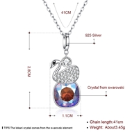 Picture of Pretty Swarovski Element Platinum Plated Pendant Necklace