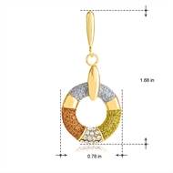 Picture of Zinc Alloy Gold Plated Dangle Earrings from Certified Factory