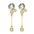 Picture of Stylish Small Artificial Crystal Dangle Earrings