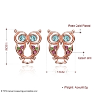 Picture of Most Popular Artificial Crystal Zinc Alloy Stud Earrings