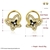 Picture of Casual Gold Plated Stud Earrings with Beautiful Craftmanship