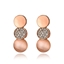 Show details for Good Performance Rose Gold Plated Rhinestone Drop & Dangle