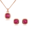 Show details for Casual Geometric Necklace and Earring Set Factory Supply