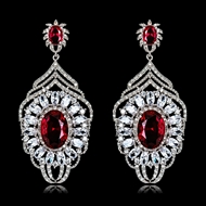 Picture of Unique Cubic Zirconia Luxury Dangle Earrings