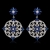 Picture of Luxury Blue Dangle Earrings with Full Guarantee