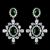 Picture of Unusual Big Cubic Zirconia Dangle Earrings