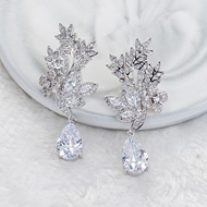 Picture of Low Cost Platinum Plated Casual Dangle Earrings with Full Guarantee