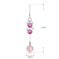 Picture of Great Value Pink Swarovski Element Pearl Drop & Dangle Earrings with Full Guarantee