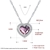 Picture of Distinctive Purple 925 Sterling Silver Pendant Necklace with Low MOQ