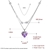 Picture of Fashionable Love & Heart 925 Sterling Silver Pendant Necklace