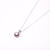 Picture of Charming Purple 925 Sterling Silver Pendant Necklace As a Gift