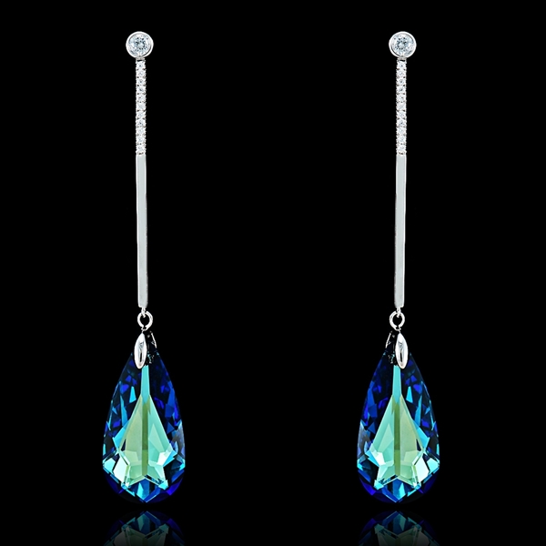 Picture of Brand New Colourful Swarovski Element Drop & Dangle