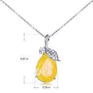 Picture of Casual Platinum Plated Pendant Necklace in Exclusive Design