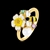 Picture of New Step Enamel Floral Fashion Rings