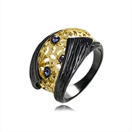 Picture of Pretty Glass Gold Plated Fashion Ring