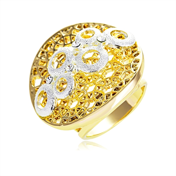 Picture of Attractive Gold Plated Zinc Alloy Fashion Ring For Your Occasions