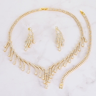 Picture of Luxury Gold Plated 3 Piece Jewelry Set with Full Guarantee