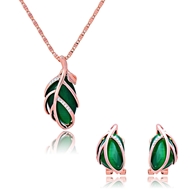 Picture of Delicate Small Opal (Imitation) 2 Pieces Jewelry Sets