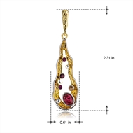 Picture of Classic Glass Dangle Earrings with Member Discount