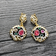 Picture of Zinc Alloy Casual Dangle Earrings with Low MOQ