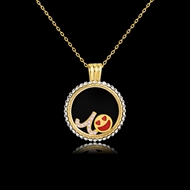 Picture of Copper or Brass Gold Plated Pendant Necklace with Unbeatable Quality