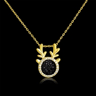 Picture of Affordable Copper or Brass Black Pendant Necklace From Reliable Factory