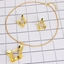 Show details for Designer Zinc Alloy Gold Plated Necklace and Earring Set with No-Risk Return