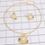 Picture of Wholesale Zinc Alloy Flower Necklace and Earring Set with No-Risk Return