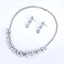 Show details for Shop Platinum Plated Luxury Necklace and Earring Set with Wow Elements