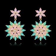 Picture of Stylish Big Colorful Dangle Earrings