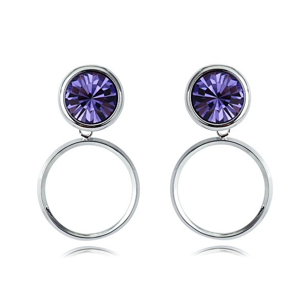 Picture of Wholesale Platinum Plated Casual Dangle Earrings with Speedy Delivery