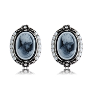 Picture of Good Quality Artificial Pearl Zinc Alloy Stud Earrings