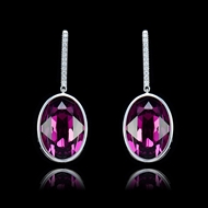 Picture of Gorgeous And Beautiful Zinc-Alloy Pink Drop & Dangle