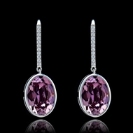 Picture of Top Platinum Plated Zinc-Alloy Drop & Dangle