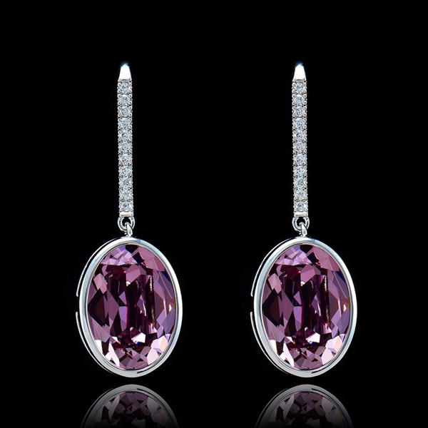 Picture of Top Platinum Plated Zinc-Alloy Drop & Dangle