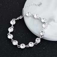 Show details for Affordable Platinum Plated Fashion Fashion Bracelet from Trust-worthy Supplier Show details for Affordable Platinum Plated Fashion Fashion Bracelet from Trust-worthy Supplier