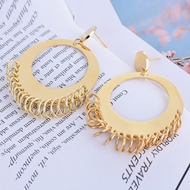 Picture of Classic Gold Plated Dangle Earrings with Speedy Delivery