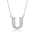 Picture of Unique Cubic Zirconia 925 Sterling Silver Pendant Necklace